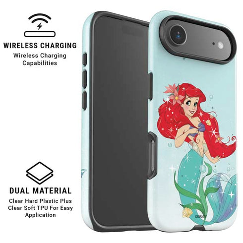 Disney The Little Mermaid Ariel Sparkles Art iPhone 17 Air Magsafe Impact Case