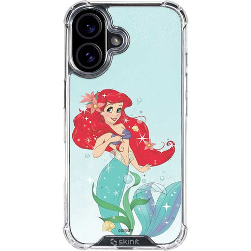 Disney The Little Mermaid Ariel Sparkles Art iPhone 17 Clear Case