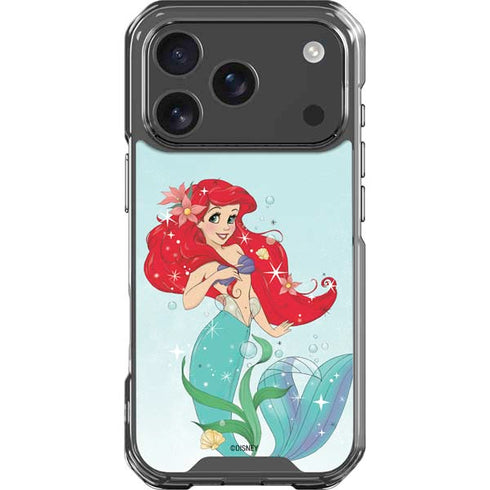 Disney The Little Mermaid Ariel Sparkles Art iPhone 17 Pro Clear Case
