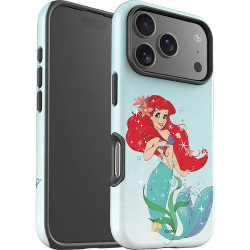 Disney The Little Mermaid Ariel Sparkles Art iPhone 17 Pro Max Impact Case