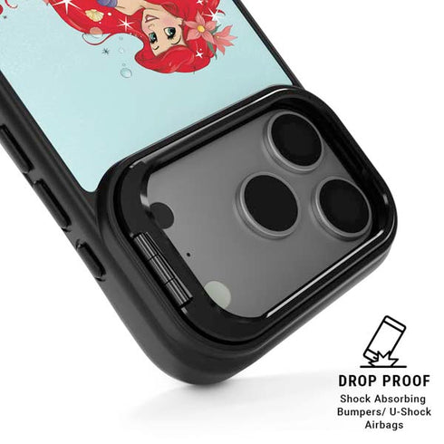 Disney The Little Mermaid Ariel Sparkles Art iPhone 17 Pro Max Kickstand Case