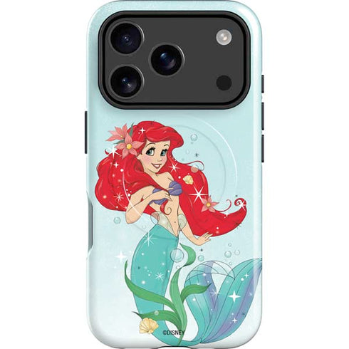 Disney The Little Mermaid Ariel Sparkles Art iPhone 17 Pro Max Magsafe Impact Case
