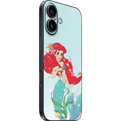Disney The Little Mermaid Ariel Sparkles Art iPhone 17 Skin