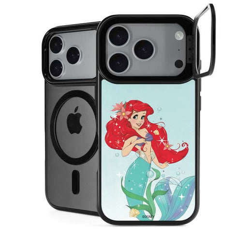 Disney The Little Mermaid Ariel Sparkles Art iPhone 18 Pro Kickstand Case