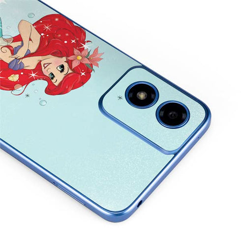 Disney The Little Mermaid Ariel Sparkles Art Moto G Play 4G (2024) Skin