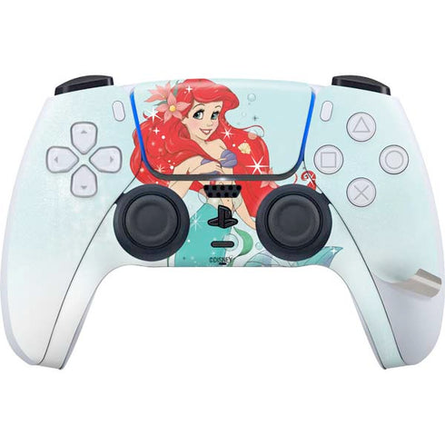 Disney The Little Mermaid Ariel Sparkles Art PS5 Pro Disk Bundle Skin