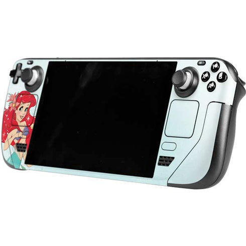 Disney The Little Mermaid Ariel Sparkles Art Steam Deck Handheld Gaming Computer OLED Skin