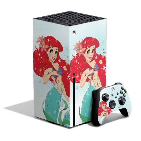 Disney The Little Mermaid Ariel Sparkles Art Xbox Series X Skins