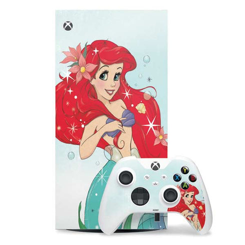 Disney The Little Mermaid Ariel Sparkles Art Xbox Series X Skins