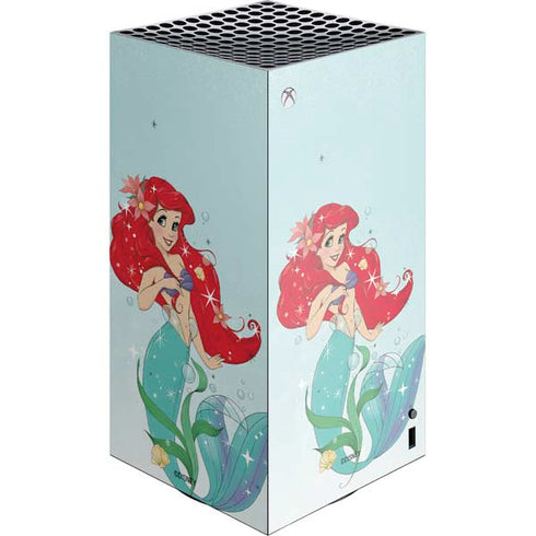 Disney The Little Mermaid Ariel Sparkles Art XBox Series X Digital Edition Console Skin