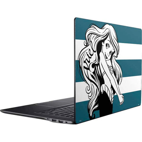 Disney The Little Mermaid Ariel Stripes Ativ Book 9 (15.6in 2014) Skin