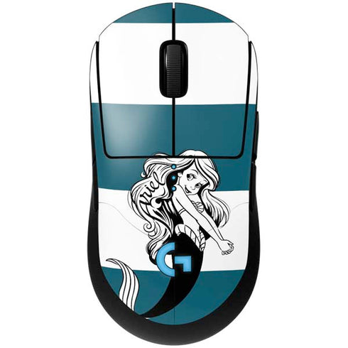 Disney The Little Mermaid Ariel Stripes G Pro Wireless Gaming Mouse Skin