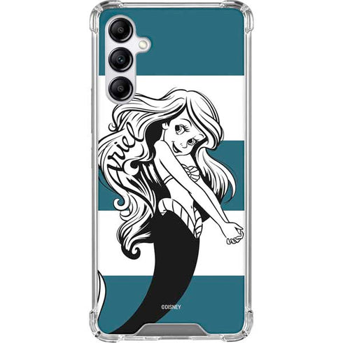 Disney The Little Mermaid Ariel Stripes Gabb Phone 4 Clear Case