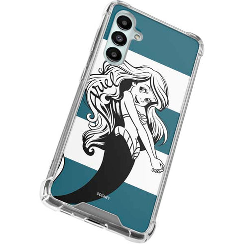 Disney The Little Mermaid Ariel Stripes Galaxy A16 5G Clear Case