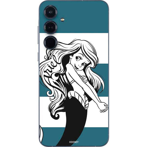 Disney The Little Mermaid Ariel Stripes Galaxy A35 5G Skin