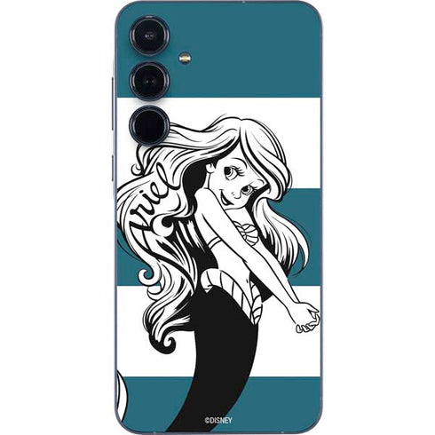 Disney The Little Mermaid Ariel Stripes Galaxy A36 5G Skin