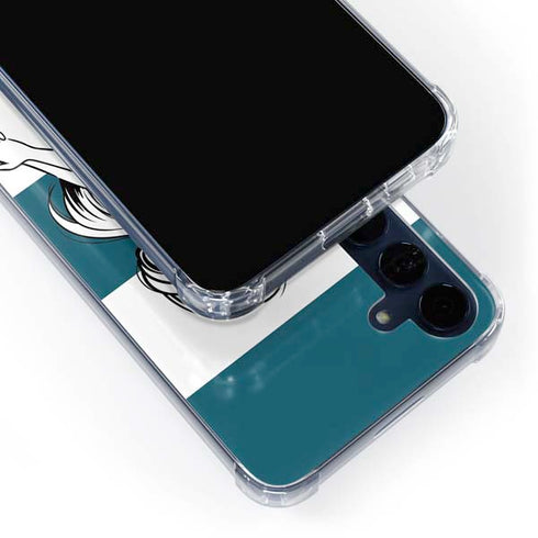 Disney The Little Mermaid Ariel Stripes Galaxy A55 5G Clear Case