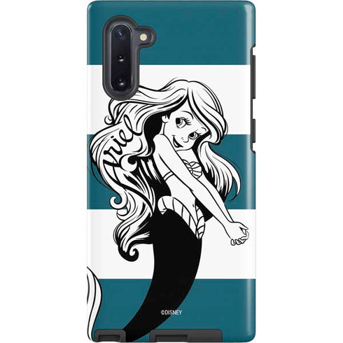 Disney The Little Mermaid Ariel Stripes Galaxy Cases