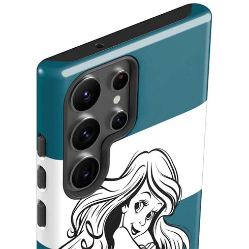 Disney The Little Mermaid Ariel Stripes Galaxy S23 Ultra Pro Case