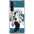 Disney The Little Mermaid Ariel Stripes Galaxy S24 FE Clear Case