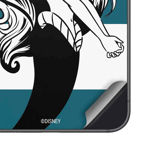 Disney The Little Mermaid Ariel Stripes Galaxy S24 Plus Skin