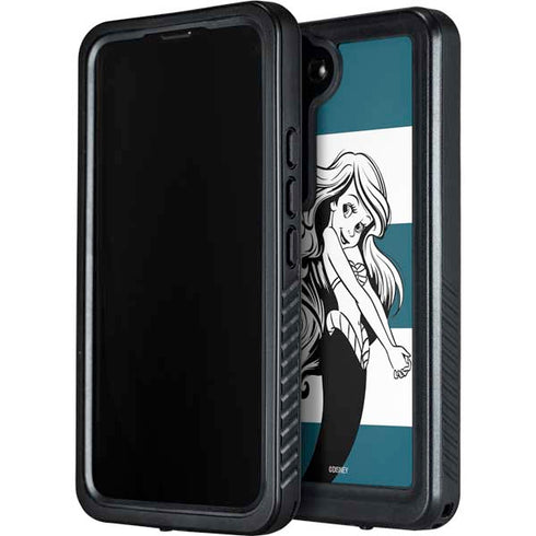 Disney The Little Mermaid Ariel Stripes Galaxy S24 Plus Waterproof Case