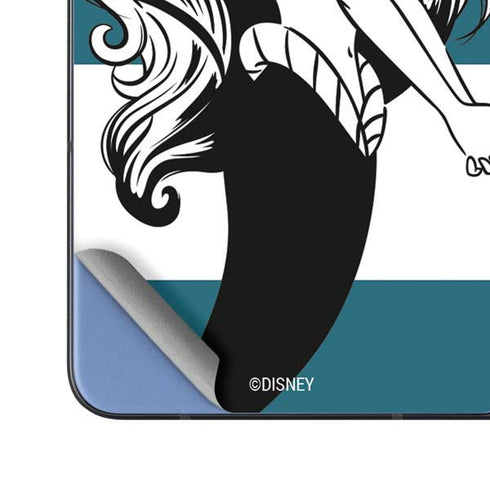 Disney The Little Mermaid Ariel Stripes Galaxy Z Fold5 5G Skin