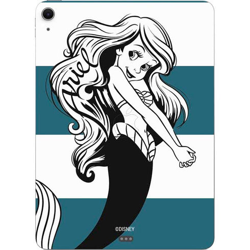 Disney The Little Mermaid Ariel Stripes Apple iPad Air Skin
