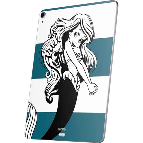 Disney The Little Mermaid Ariel Stripes Apple iPad Air Skin