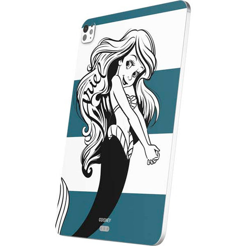 Disney The Little Mermaid Ariel Stripes iPad Pro 13in M4 (2024) Skin