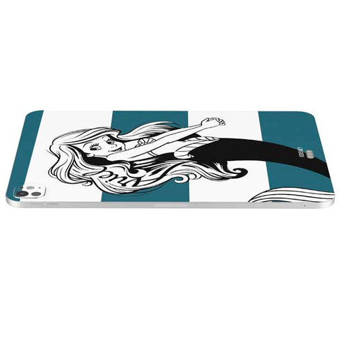 Disney The Little Mermaid Ariel Stripes iPad Pro 13in M4 (2024) Skin