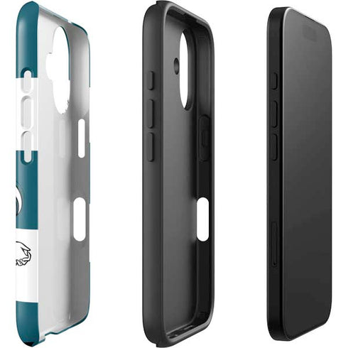 Disney The Little Mermaid Ariel Stripes iPhone 16 Plus Impact Case