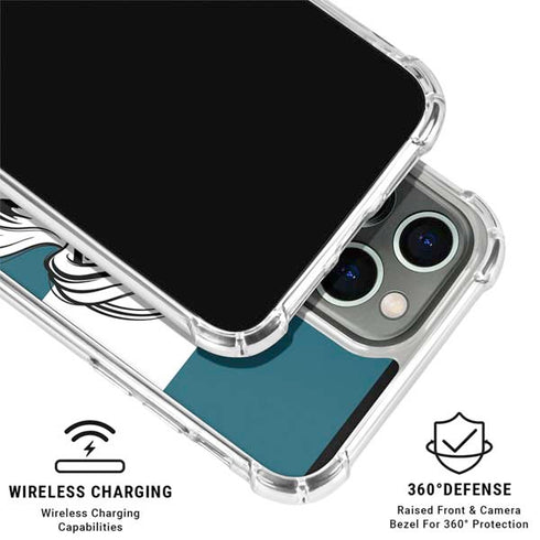 Disney The Little Mermaid Ariel Stripes iPhone 16 Pro Clear Case