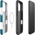 Disney The Little Mermaid Ariel Stripes iPhone 16 Pro Magsafe Impact Case