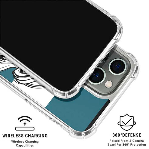 Disney The Little Mermaid Ariel Stripes iPhone 16 Pro Max Clear Case