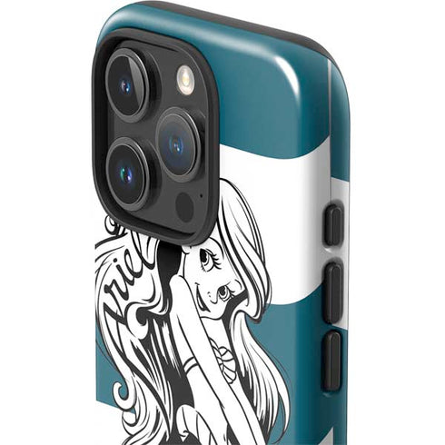 Disney The Little Mermaid Ariel Stripes iPhone 16 Pro Max Impact Case