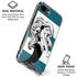 Disney The Little Mermaid Ariel Stripes iPhone 16e Clear Case