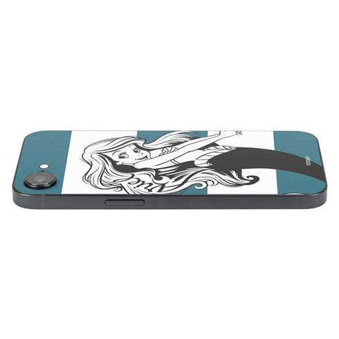 Disney The Little Mermaid Ariel Stripes iPhone 16e Skin