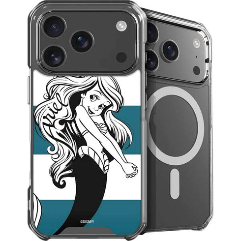 Disney The Little Mermaid Ariel Stripes iPhone 18 Pro Max MagSafe Case