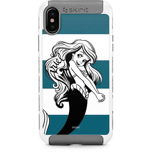 Disney The Little Mermaid Ariel Stripes iPhone Cases