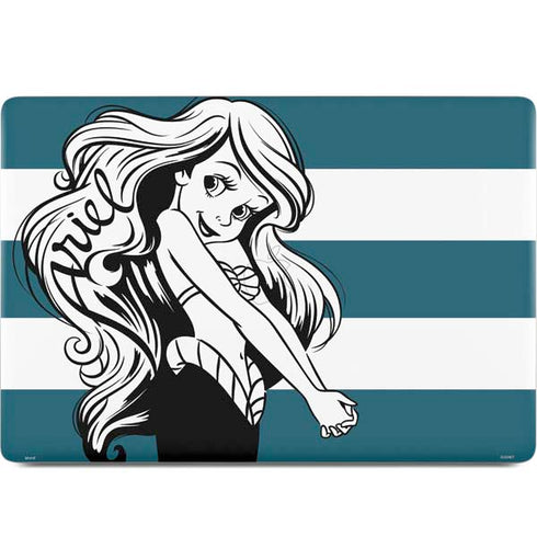 Disney The Little Mermaid Ariel Stripes MacBook Skins