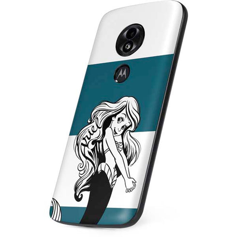 Disney The Little Mermaid Ariel Stripes Moto E5 Play Skin