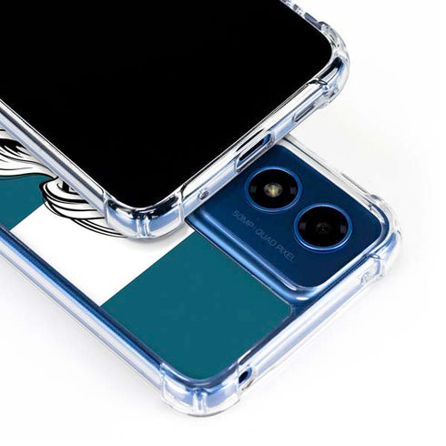 Disney The Little Mermaid Ariel Stripes Moto G 5G (2024) Clear Case