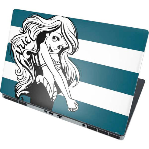 Disney The Little Mermaid Ariel Stripes Dell Precision Skin