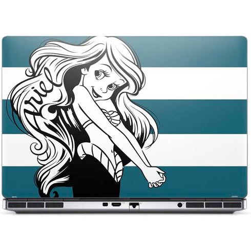 Disney The Little Mermaid Ariel Stripes Dell Precision Skin