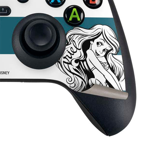 Disney The Little Mermaid Ariel Stripes Xbox Series X Bundle Skin