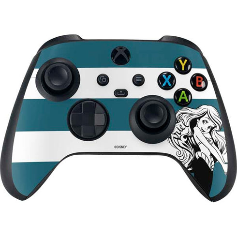 Disney The Little Mermaid Ariel Stripes Xbox Series X Skins