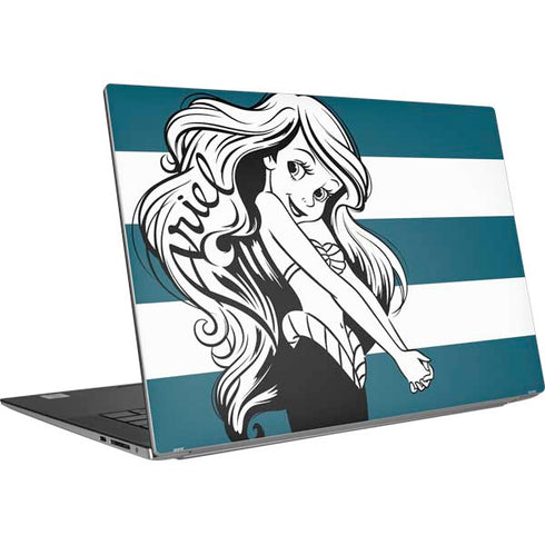 Disney The Little Mermaid Ariel Stripes Dell XPS Skin