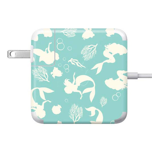 Disney The Little Mermaid Character Silhouette Pattern 85W Power Adapter (15 and 17 inch MacBook Pro Charger) Skin