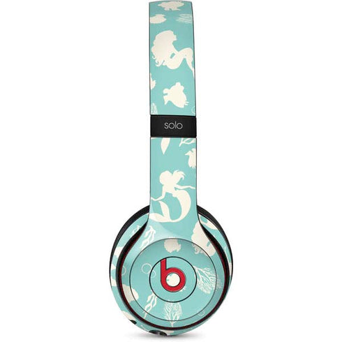 Disney The Little Mermaid Character Silhouette Pattern Beats Solo 2 Wireless Skin